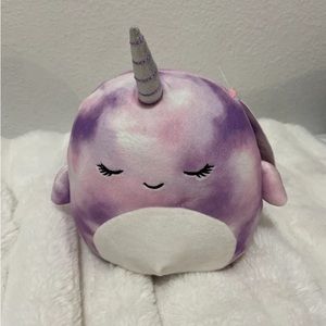 Squishmallows Nabila the Narwhal 7.5" Stuffed Plush